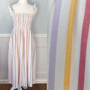 Torrid Multicolor Striped Midi Dress